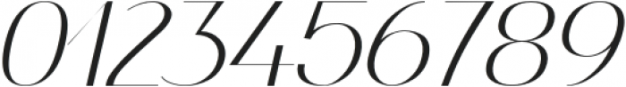 Nagato Italic otf (400) Font OTHER CHARS