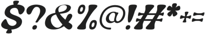 Nagbuloe Thin Italic otf (100) Font OTHER CHARS