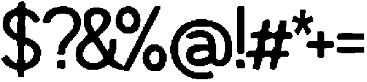Nage ttf (400) Font OTHER CHARS