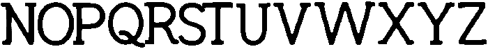 Nage ttf (400) Font UPPERCASE