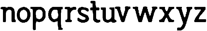 Nage ttf (400) Font LOWERCASE