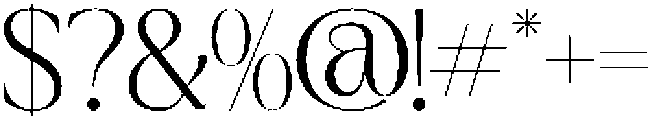 Nagista otf (400) Font OTHER CHARS