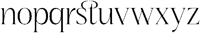 Nagista otf (400) Font LOWERCASE