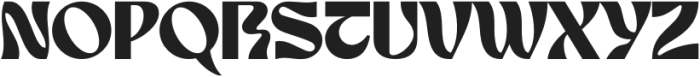 Nagoku Black otf (900) Font UPPERCASE