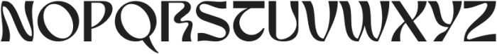 Nagoku Medium otf (500) Font UPPERCASE