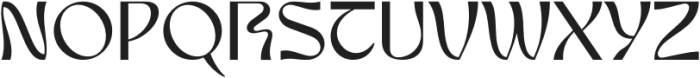 Nagoku Regular otf (400) Font UPPERCASE