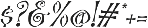 Naguile Italic otf (400) Font OTHER CHARS