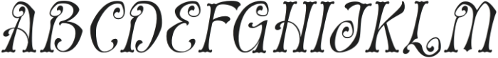 Naguile Italic otf (400) Font UPPERCASE
