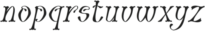 Naguile Italic otf (400) Font LOWERCASE