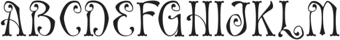 Naguile Regular otf (400) Font UPPERCASE