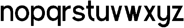 Naguya Regular otf (400) Font LOWERCASE