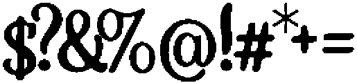 Nahuva ttf (400) Font OTHER CHARS