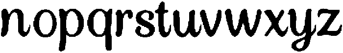 Nahuva ttf (400) Font LOWERCASE