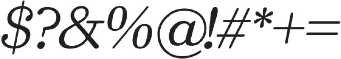 Naiche Light Slanted otf (300) Font OTHER CHARS
