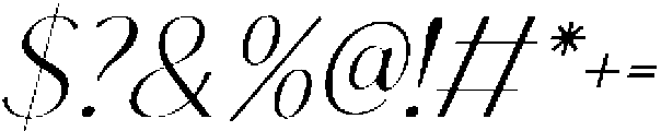 Nailongitalic-Regular otf (400) Font OTHER CHARS