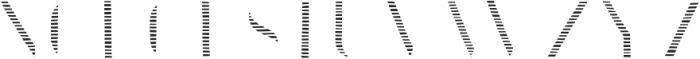 Naive Inline Half Regular otf (400) Font LOWERCASE