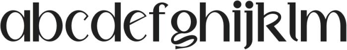 Nakata otf (400) Font LOWERCASE