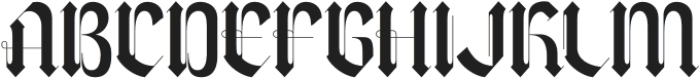 Nakula Regular otf (400) Font UPPERCASE
