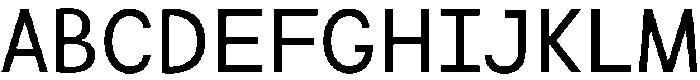 Nalaloka Mono Regular otf (400) Font UPPERCASE
