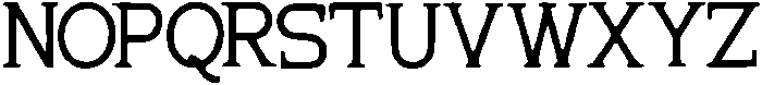 Nale ttf (400) Font UPPERCASE