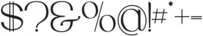 Nalieta otf (400) Font OTHER CHARS