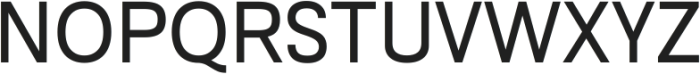 Nalte Sans Regular ttf (400) Font UPPERCASE