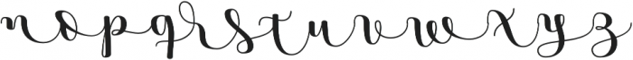 Namaste Script Essential Black otf (900) Font LOWERCASE