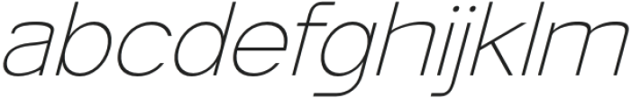 Namata Light Italic otf (300) Font LOWERCASE