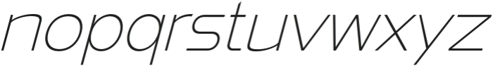 Namata Light Italic otf (300) Font LOWERCASE