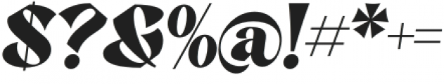 Nambya Italic otf (400) Font OTHER CHARS