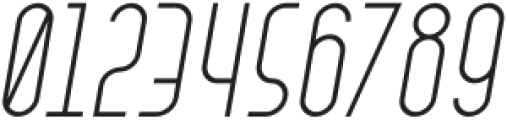 Nameloc Sans Italic otf (400) Font OTHER CHARS