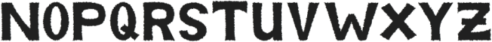 Namile Rough Regular otf (400) Font UPPERCASE
