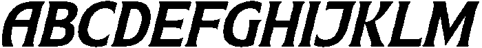 Namio Magah Italic Italic otf (400) Font UPPERCASE