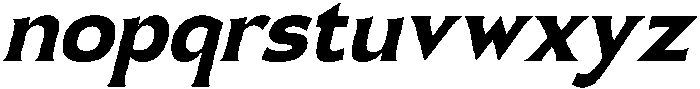 Namio Magah Italic Italic otf (400) Font LOWERCASE