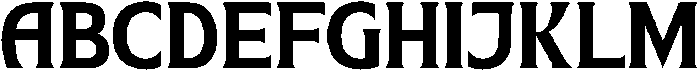 Namio Magah otf (400) Font UPPERCASE