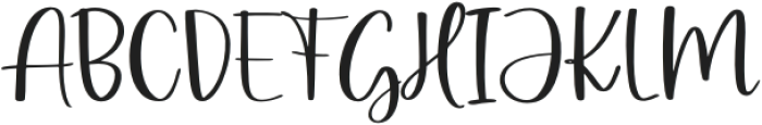 Namoni Script otf (400) Font UPPERCASE