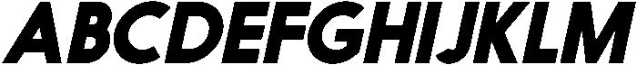 Nanami Black Oblique otf (900) Font UPPERCASE