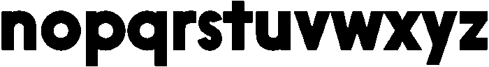 Nanami Black otf (900) Font LOWERCASE