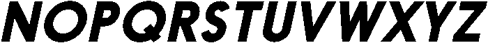 Nanami Bold Oblique otf (700) Font UPPERCASE