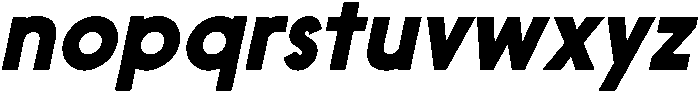 Nanami Bold Oblique otf (700) Font LOWERCASE