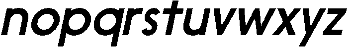 Nanami Book Oblique otf (400) Font LOWERCASE