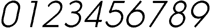Nanami ExtraLight Oblique otf (200) Font OTHER CHARS