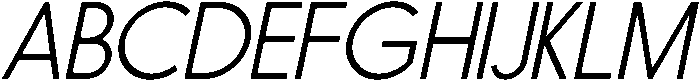 Nanami ExtraLight Oblique otf (200) Font UPPERCASE