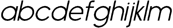 Nanami ExtraLight Oblique otf (200) FONT