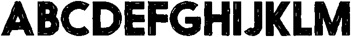 Nanami HM Black otf (900) Font UPPERCASE