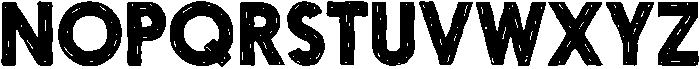 Nanami HM Black otf (900) Font UPPERCASE
