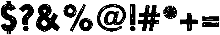 Nanami HM Bold otf (700) Font OTHER CHARS