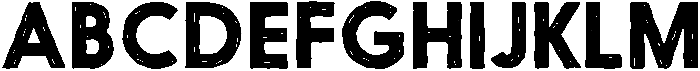 Nanami HM Bold otf (700) Font UPPERCASE