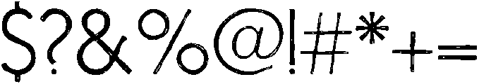 Nanami HM ExtraLight otf (200) Font OTHER CHARS