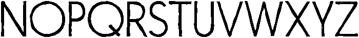 Nanami HM ExtraLight otf (200) Font UPPERCASE